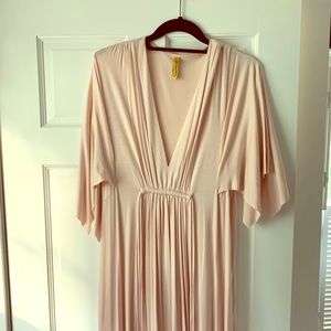 Rachel Palley Long Caftan Dress in Blush
